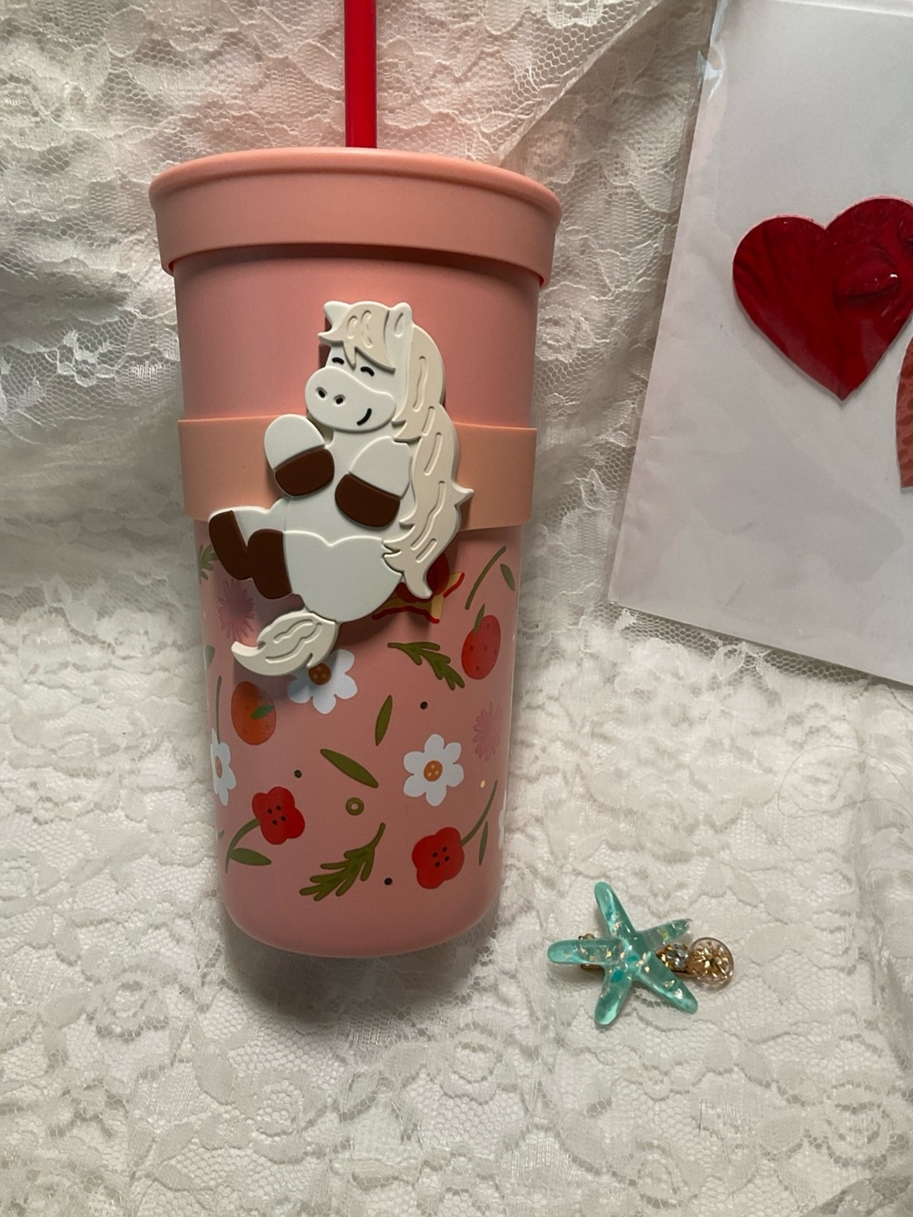 NEW 2026 Lunar Year of the Horse Pink Cold Cup 20 oz SS Tumbler